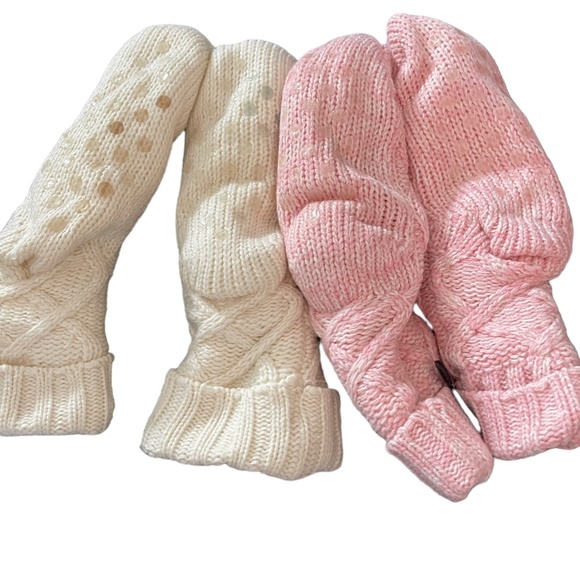 2 Pairs Joe Boxer Fleece lined Insulated Socks with Skid Dots on the Bottom NEW - Picture 10 of 12